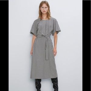 Zara Houndstooth Dress.